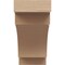 Ekena Millwork 2"W x 4"D x 4"H Classic Mediterranean Rough Cedar Woodgrain TimberThane Corbel, Primed Tan CORUR02X04X04MEDRCPR - alternate 3